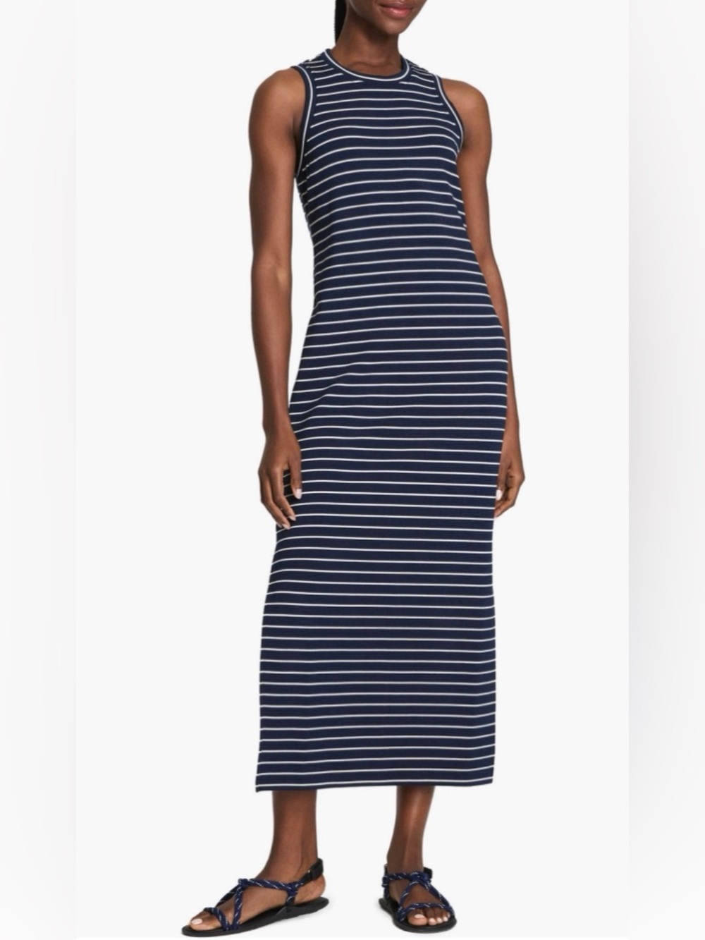 SPANX® AirEssentials® Stripe Sleeveless UPF 50+ Tank Maxi Women's Size SM